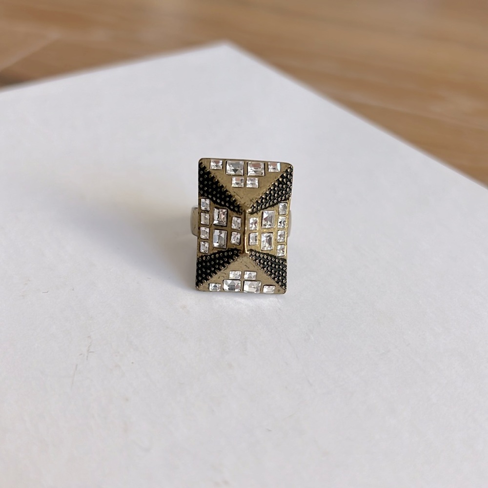 Brass gold ring